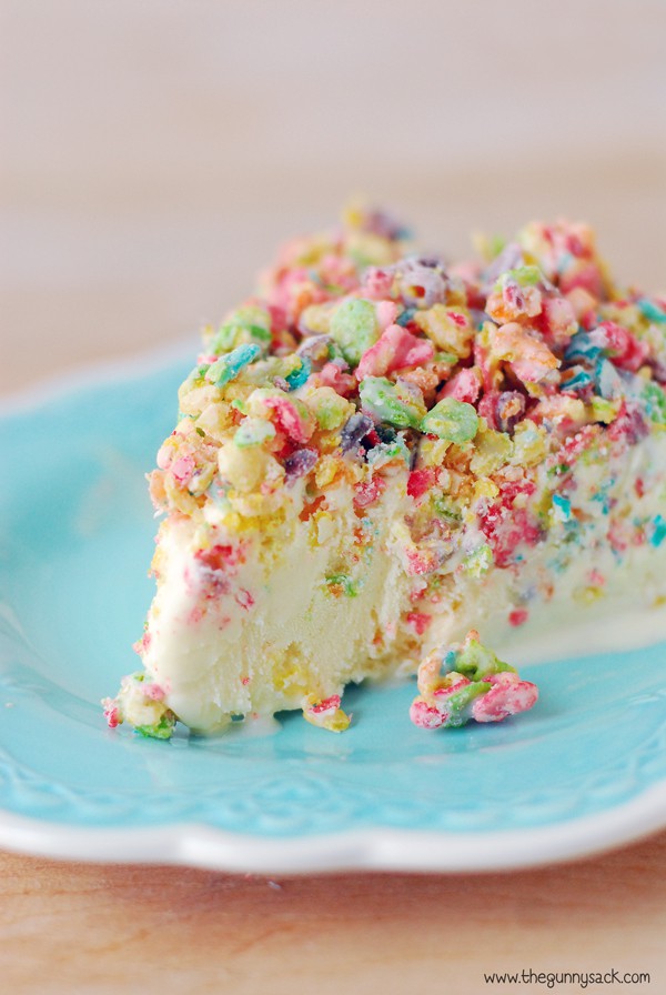 kolorowe ciasto lodowe tort